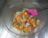 まるで野菜炒め？なじゃがいもの和風サラダ作り方5写真