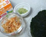 生海苔と桜海老のクリームパスタ作り方1写真