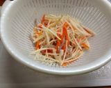 ごぼう&にんじんの豚肉の柳川風煮作り方2写真