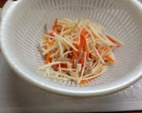 ごぼう&にんじんの豚肉の柳川風煮作り方2写真