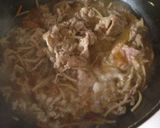 ごぼう&にんじんの豚肉の柳川風煮作り方5写真
