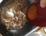 ごぼう&にんじんの豚肉の柳川風煮作り方6写真