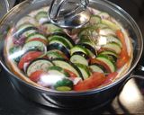 夏野菜の重ね蒸し　オリーブオイルソース作り方4写真