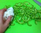 おつまみに☆ハーブソルトのゴーヤチップス作り方1写真