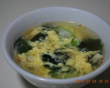 簡単♪　中華若布スープ作り方5写真