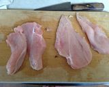 簡単♪卵要らずのチキンカツ作り方1写真