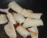 イカときゅりのマヨ味噌炒め作り方4写真