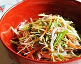 ごぼうのきんぴらの彩り野菜和え作り方10写真