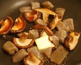 椎茸と蒟蒻のバター醤油焼き作り方4写真
