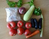 ひよこ豆の夏野菜煮込み作り方1写真