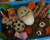 キャラいっぱい弁当作り方8写真