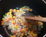 味噌風味♪ほっこりミルクリゾット♡作り方2写真