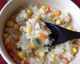 味噌風味♪ほっこりミルクリゾット♡作り方8写真