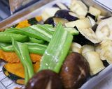 揚げ野菜丼　生青海苔ソース作り方6写真