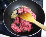 ニラ入りスタミナ麻婆豆腐作り方3写真