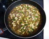 ニラ入りスタミナ麻婆豆腐作り方5写真