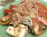 わかめと玉ねぎの中華風、豆腐サラダ作り方5写真