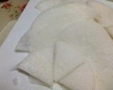 大根の浅漬け♡梅じそ和え作り方1写真