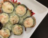 茄子の明太子マヨチーズ焼き作り方6写真