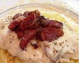 絶品！豆腐クリームカルボナーラ風作り方10写真
