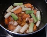 なんちゃって夏の、にんじんと長ネギの煮物作り方3写真