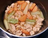 なんちゃって夏の、にんじんと長ネギの煮物作り方4写真