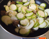 へちまを牛肉で炒めて祖母の味作り方4写真