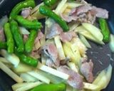 ししとうとじゃがいもと豚肉の炒め物♪簡単作り方5写真