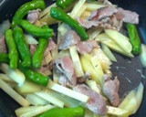 ししとうとじゃがいもと豚肉の炒め物♪簡単作り方5写真