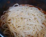 ベーコンとのスパゲッティ、赤ワインに作り方12写真
