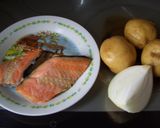 残りの焼き鮭でコロッケ☆作り方1写真