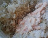 おにぎり：鮭マヨ作り方3写真