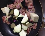茄子と豚肉の生姜炒め作り方4写真