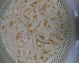 流水麺で冷やし天ぷらうどん・トマト入り作り方7写真