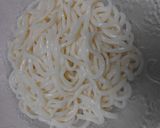 流水麺で冷やし天ぷらうどん・トマト入り作り方8写真