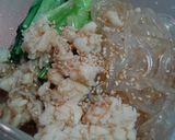 ホタテ缶でくずきりさっぱりサラダ作り方3写真