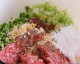 コンスターチで皮パリッ！羽根つき餃子作り方2写真