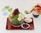 抹茶シロップのかき氷ともちもち豆腐白玉作り方7写真