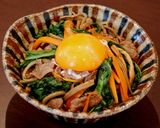 ゆーまい菜（油麦菜）を使ったビビンバ！！作り方5写真