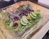 焼なすとカツオの薬味たっぷりポン酢サラダ作り方14写真