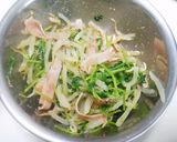 簡単！豆苗ともやしのドレッシング和え作り方4写真