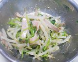 簡単！豆苗ともやしのドレッシング和え作り方5写真