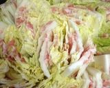 豚肉＆白菜のミルフィーユ蒸し鍋☆*ﾟ作り方2写真