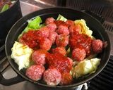肉団子とキャベツのトマト味煮込み作り方8写真