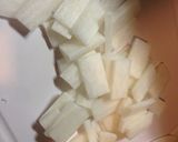 野菜たくさん醤油豚汁☆作り方1写真
