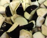 なすと挽肉の甘辛煮作り方1写真