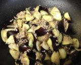なすと挽肉の甘辛煮作り方3写真