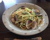 アサリと水菜のペペロンチーノ作り方8写真