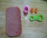スパムワンワン☆キャラ弁作り方2写真