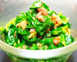 夏野菜☆モロヘイヤとしらすのめんつゆ和え作り方7写真
